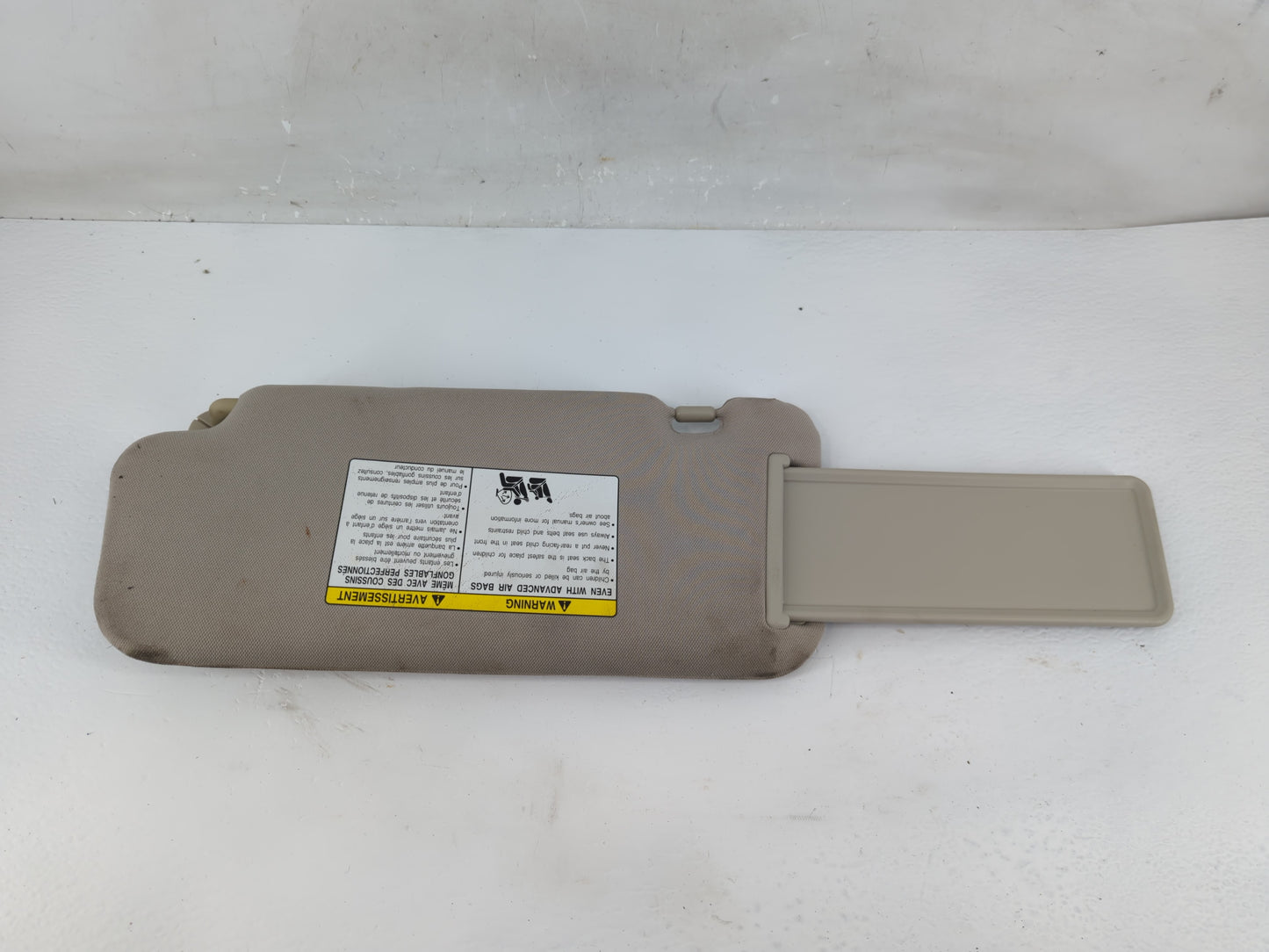 2009-2014 Nissan Murano Sun Visor Shade Replacement Passenger Right Mirror Fits Fits 2009 2010 2011 2012 2013 2014 OEM Used 