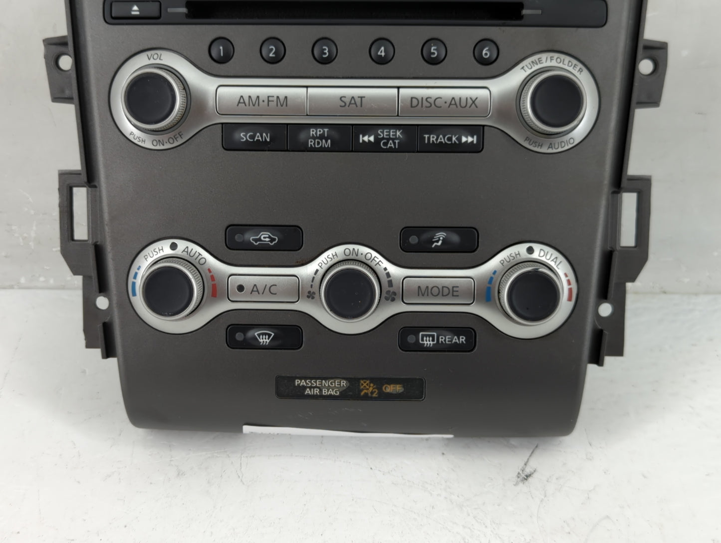 2011-2014 Nissan Murano Radio AM FM Cd Player Receiver Replacement P/N:F21PB1027B Fits Fits 2011 2012 2013 2014 OEM Used Aut