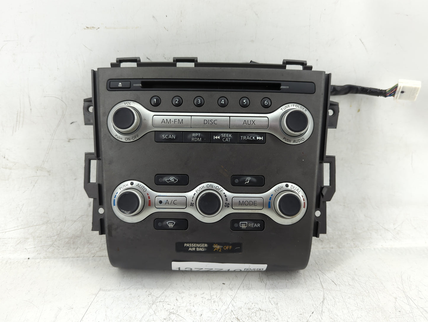 2010-2014 Nissan Murano Climate Control Module Temperature AC/Heater Replacement P/N:97250-M6310WK Fits OEM Used Auto Parts 