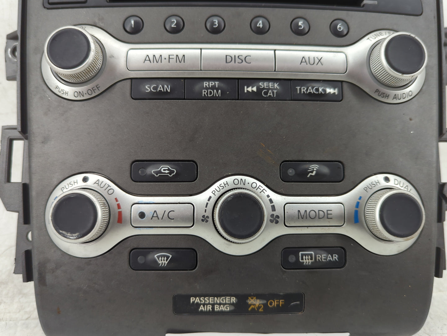 2010-2014 Nissan Murano Climate Control Module Temperature AC/Heater Replacement P/N:97250-M6310WK Fits OEM Used Auto Parts 