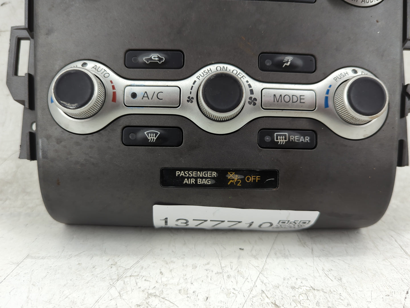 2010-2014 Nissan Murano Climate Control Module Temperature AC/Heater Replacement P/N:97250-M6310WK Fits OEM Used Auto Parts 