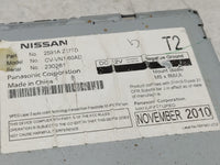 2011-2012 Nissan Murano Radio AM FM Cd Player Receiver Replacement P/N:2591A ZX77D Fits Fits 2010 2011 2012 OEM Used Auto Pa