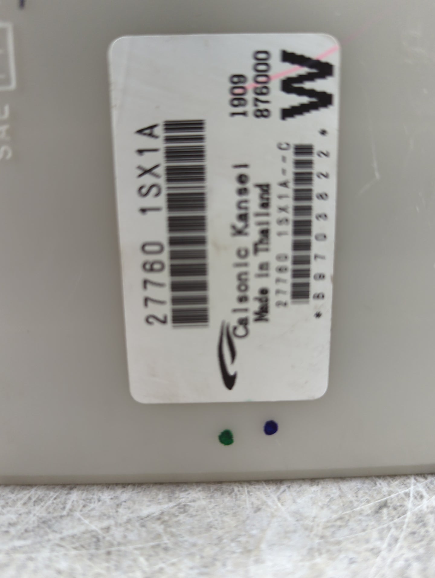 2011-2014 Nissan Murano Temperature Control Module 277601sx1a - Oemusedautoparts1.com