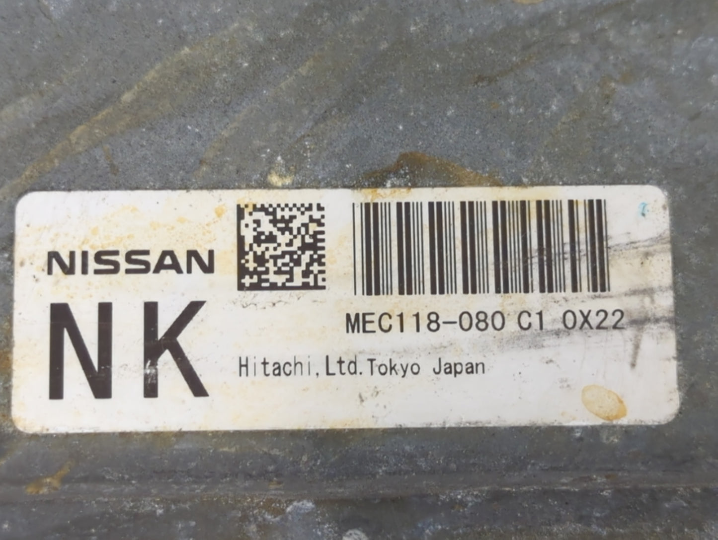 2011 Nissan Murano PCM Engine Control Computer ECU ECM PCU OEM P/N:MEC118-080 C1 Fits OEM Used Auto Parts - Oemusedautoparts