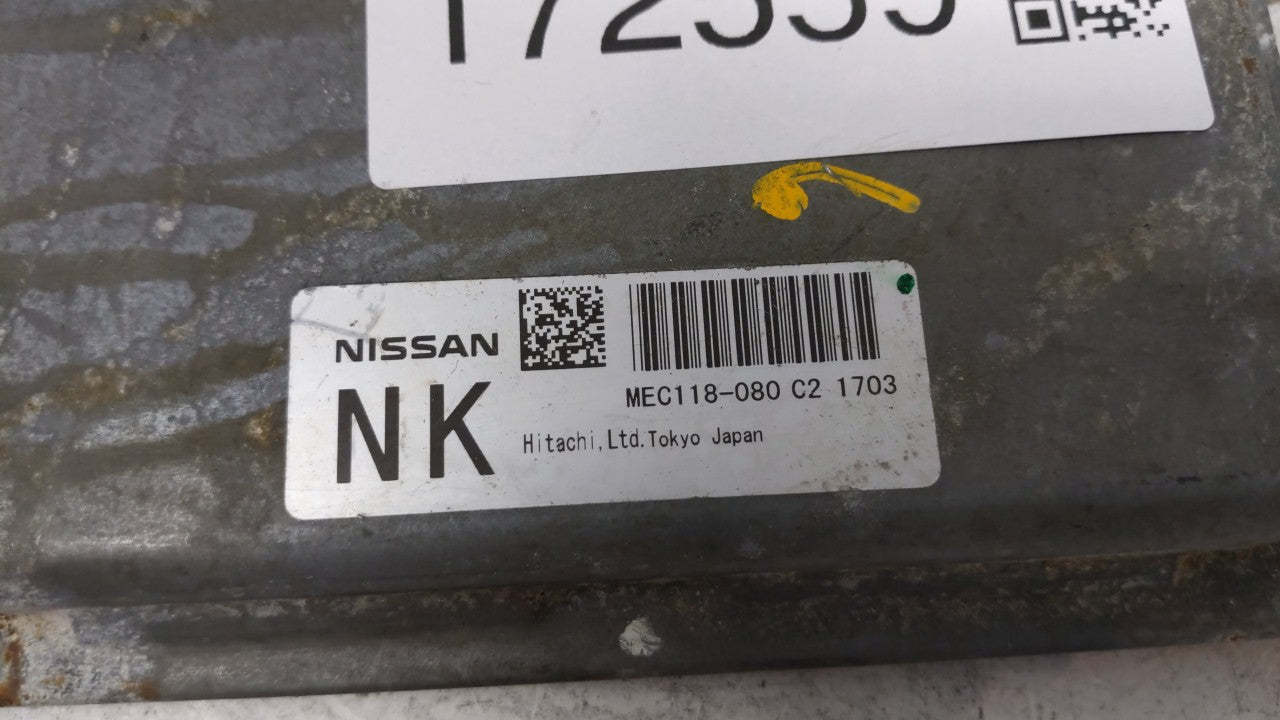 2011 Nissan Murano PCM Engine Control Computer ECU ECM PCU OEM P/N:MEC118-080 C1 MEC118-040, MEC118-080 C2 Fits OEM Used Aut