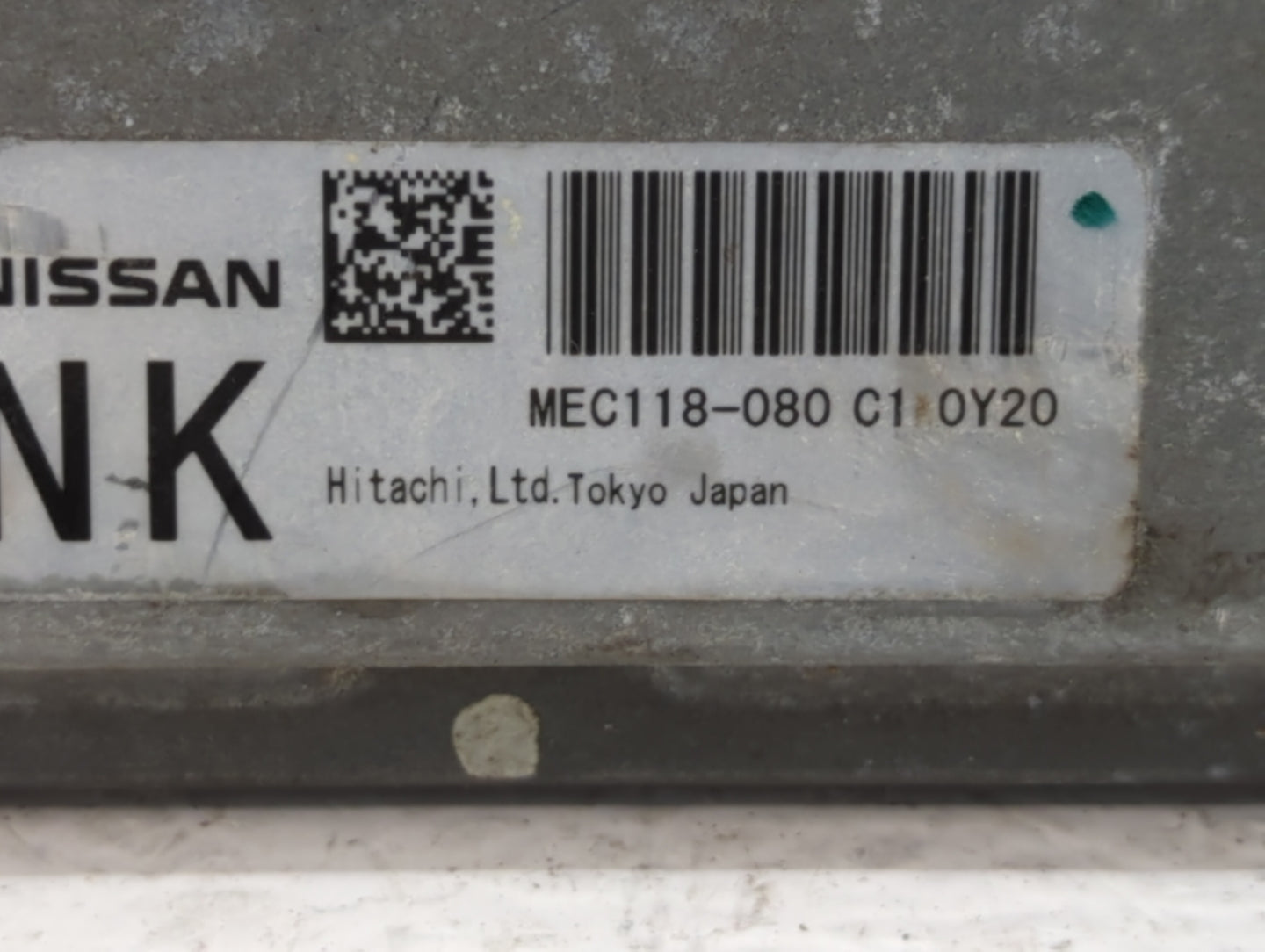 2011 Nissan Murano PCM Engine Control Computer ECU ECM PCU OEM P/N:MEC118-080 C1 MEC118-040, MEC118-080 C2, MEC118-090 C1 Fi