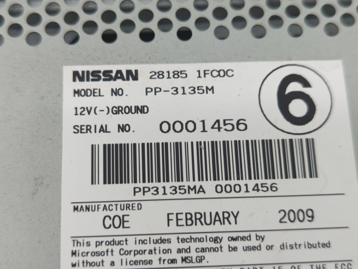 2009-2014 Nissan Murano Am Fm Cd Player Radio Receiver - Oemusedautoparts1.com
