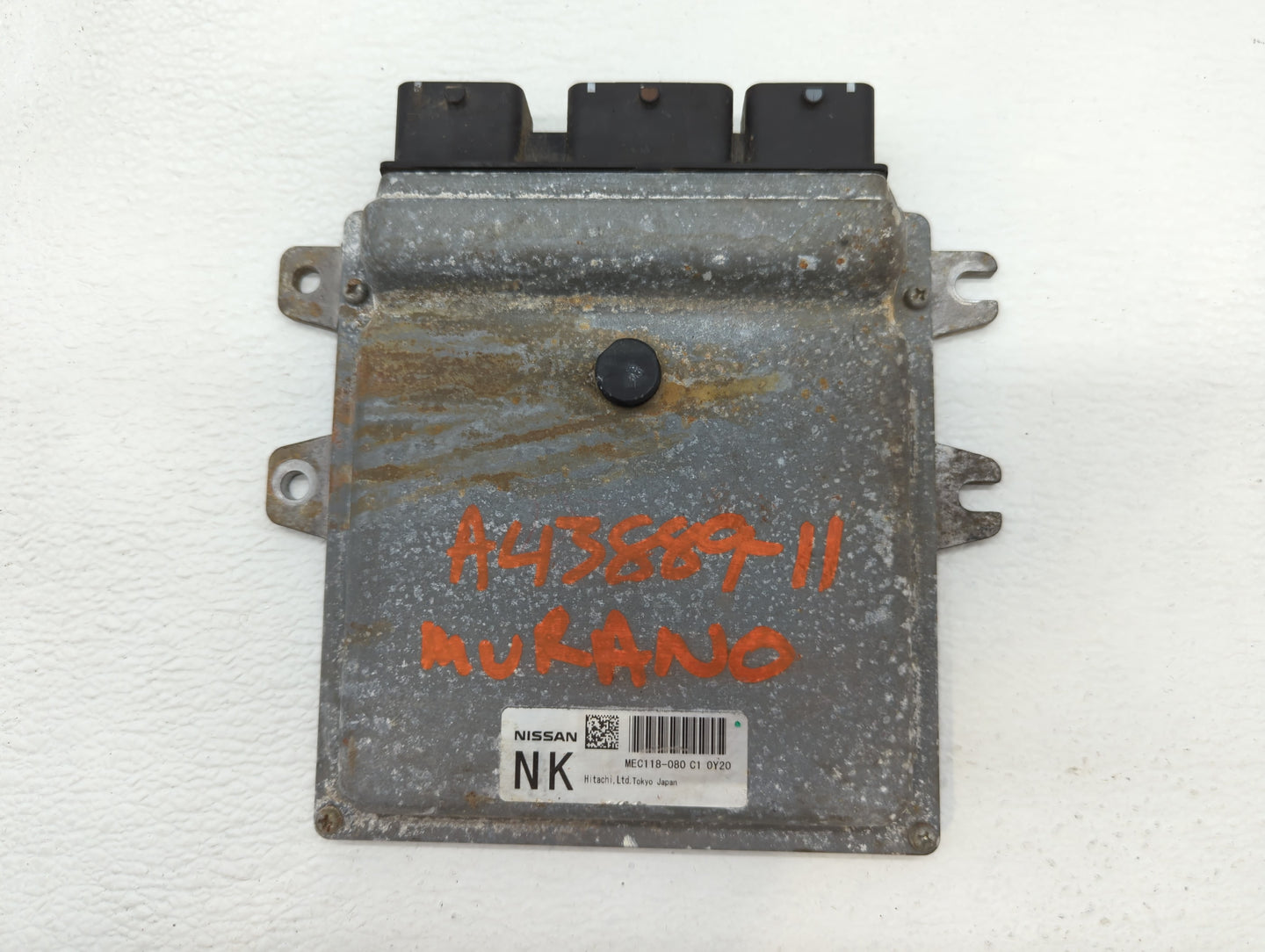2011 Nissan Murano PCM Engine Control Computer ECU ECM PCU OEM P/N:MEC118-080 C1 MEC118-080 Fits OEM Used Auto Parts - Oemus