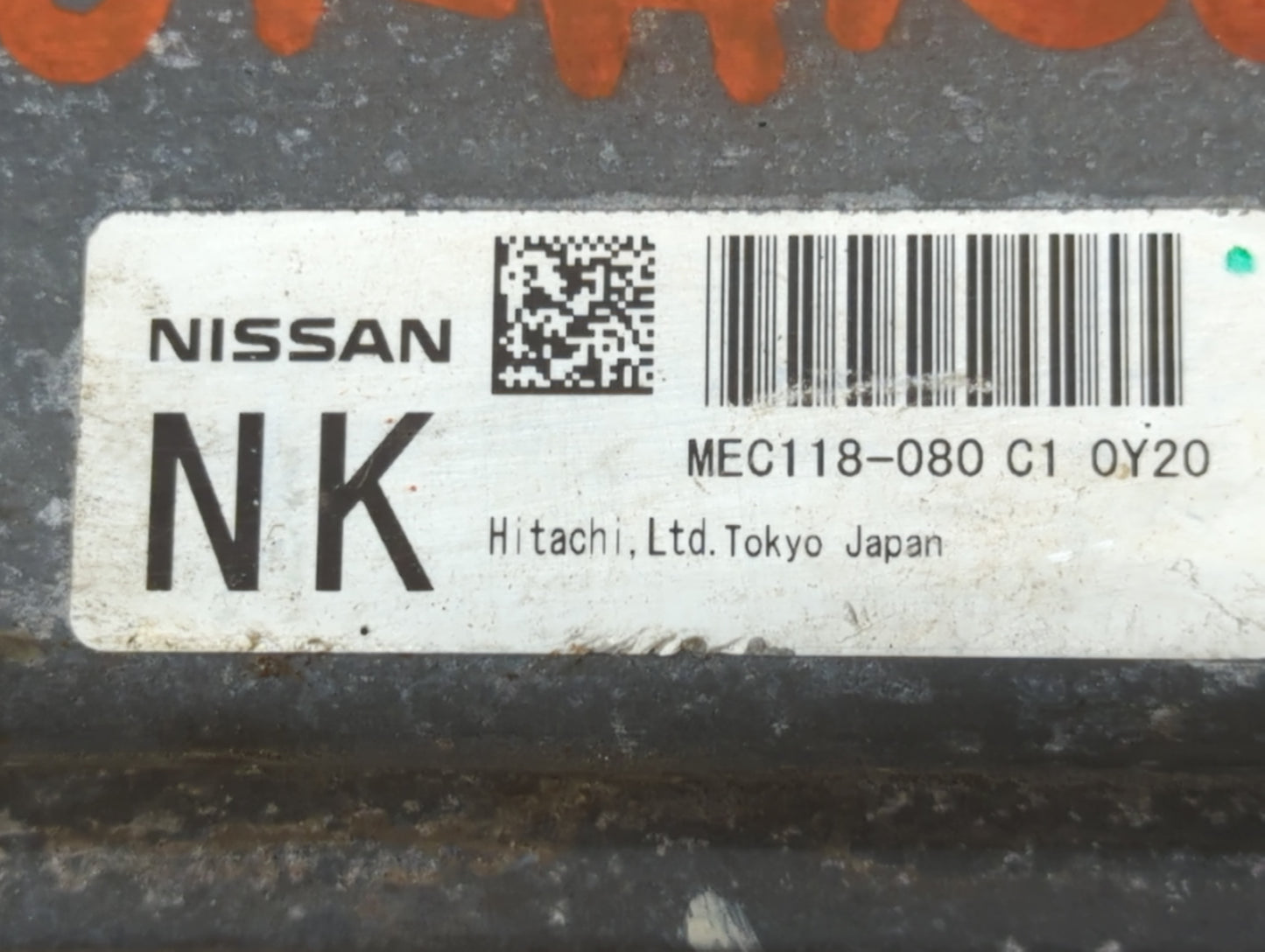 2011 Nissan Murano PCM Engine Control Computer ECU ECM PCU OEM P/N:MEC118-080 C1 MEC118-080 Fits OEM Used Auto Parts - Oemus