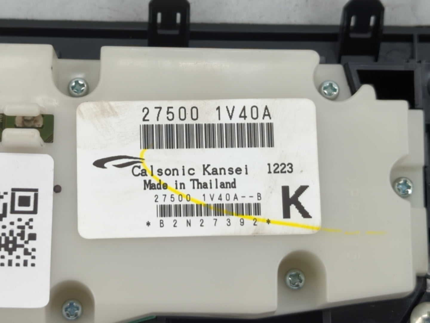 2010-2014 Nissan Murano Climate Control Module Temperature AC/Heater Replacement P/N:27500 1V40A Fits OEM Used Auto Parts - 