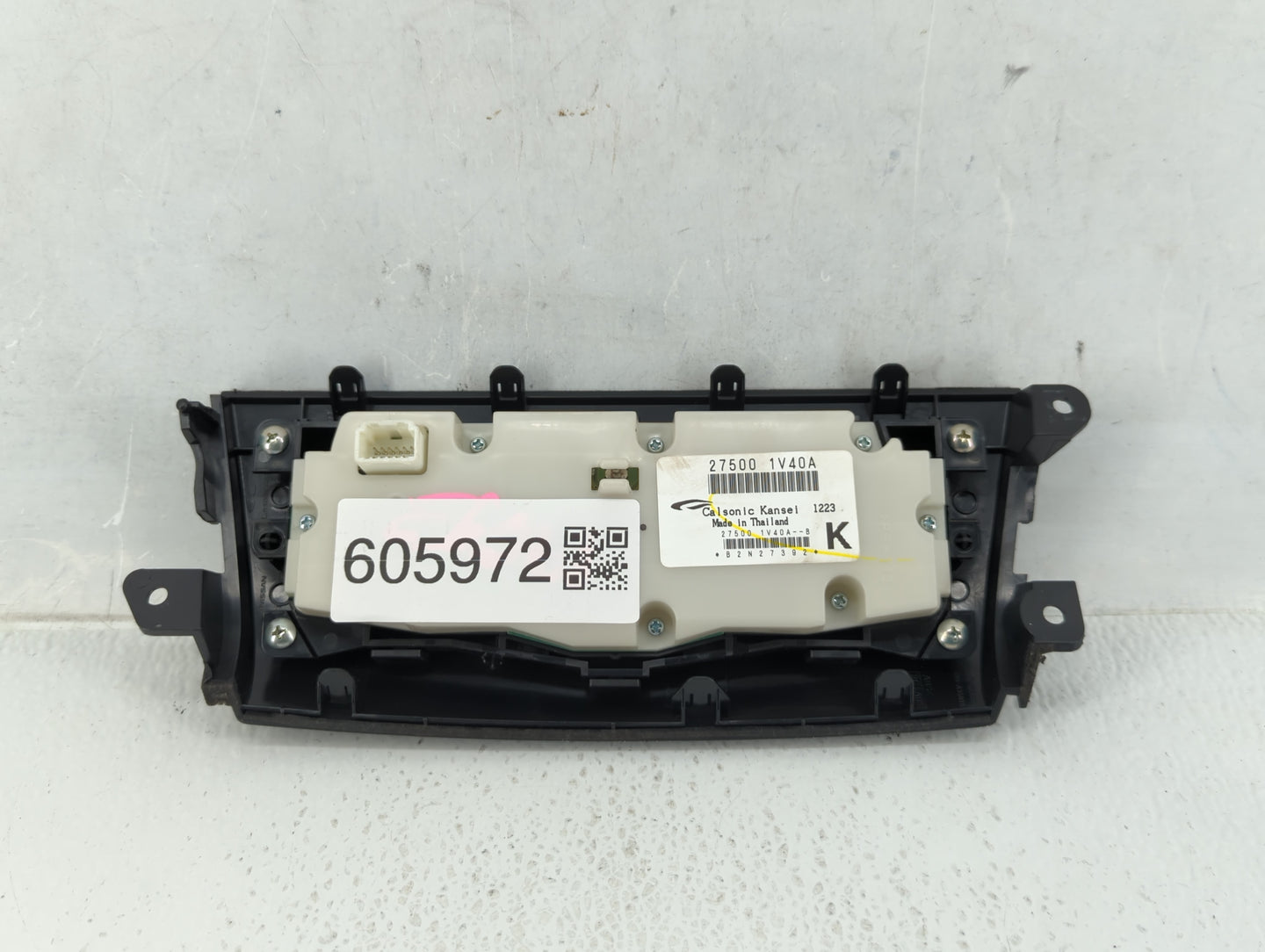 2010-2014 Nissan Murano Climate Control Module Temperature AC/Heater Replacement P/N:27500 1V40A Fits OEM Used Auto Parts - 