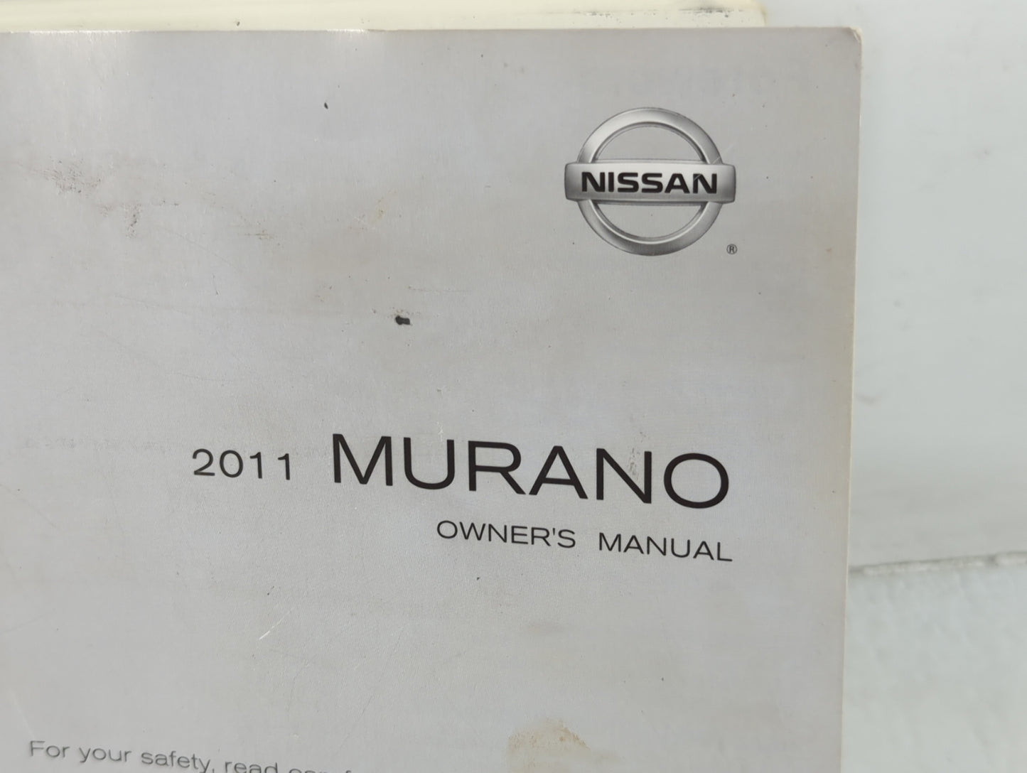 2011 Nissan Murano Owners Manual Book Guide P/N:OM1E-0Z51U0 OEM Used Auto Parts - Oemusedautoparts1.com