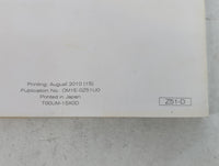 2011 Nissan Murano Owners Manual Book Guide P/N:OM1E-0Z51U0 OEM Used Auto Parts - Oemusedautoparts1.com