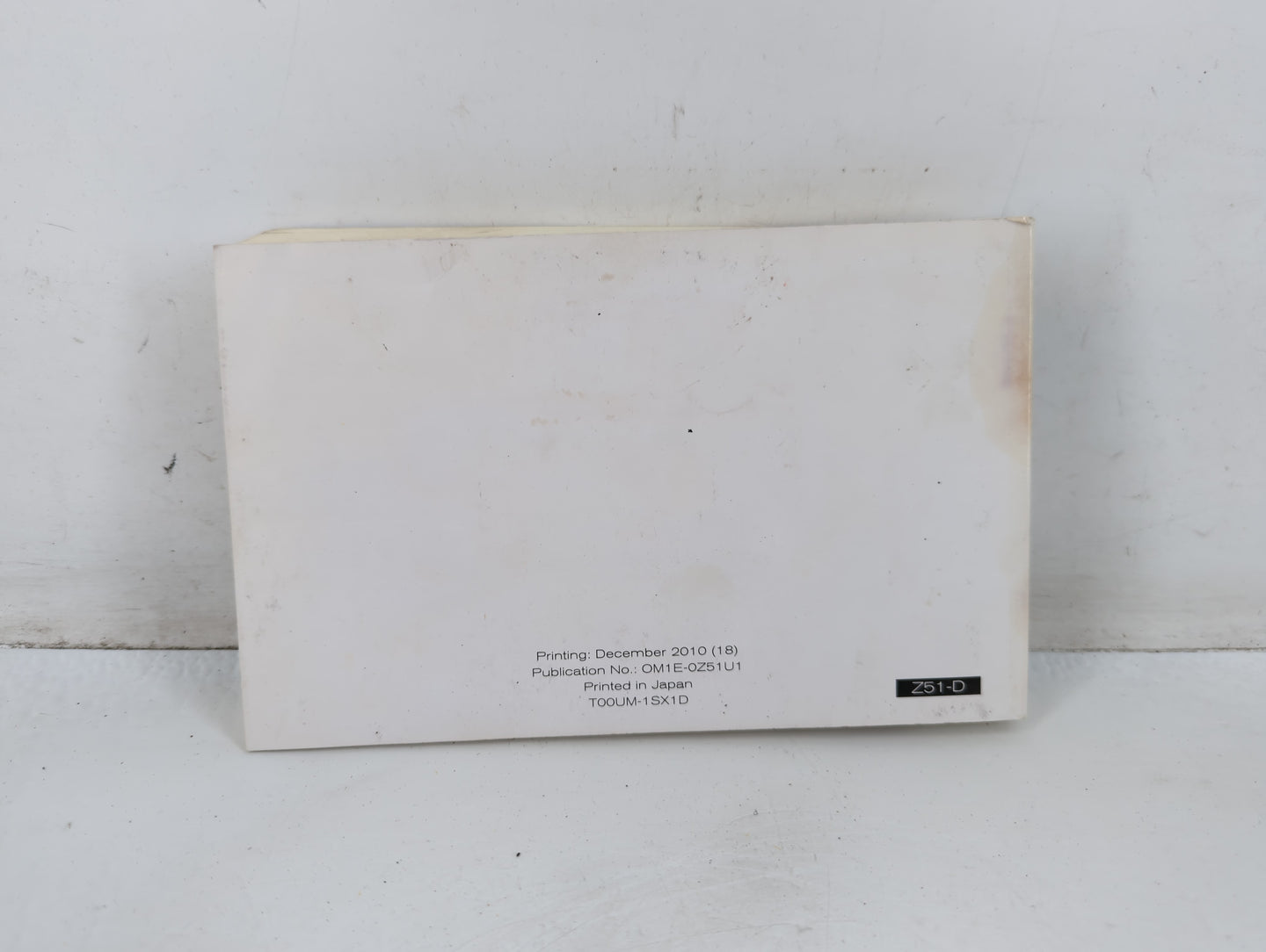 2011 Nissan Murano Owners Manual Book Guide P/N:OM1E-0Z51U1 OEM Used Auto Parts - Oemusedautoparts1.com