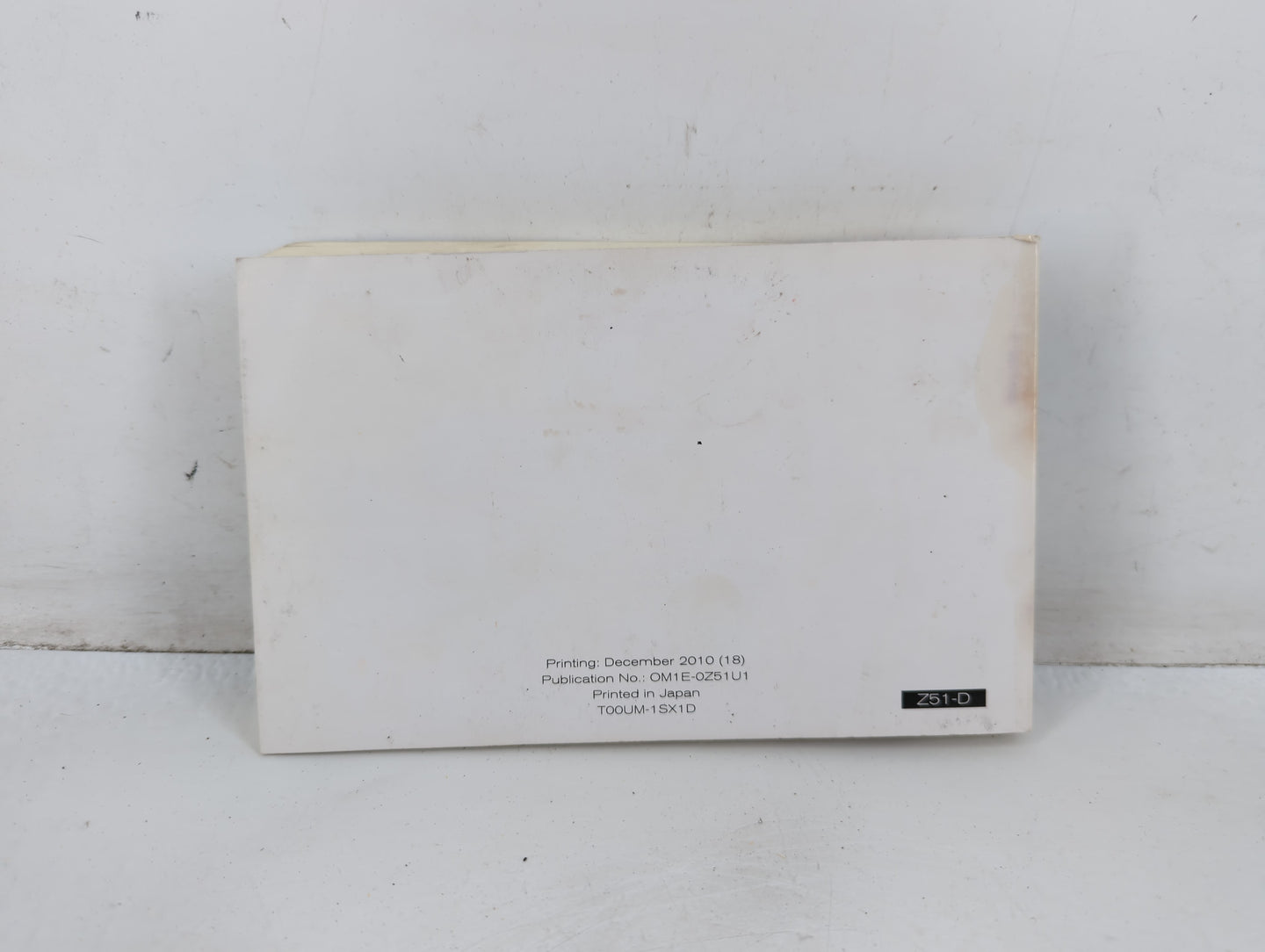 2011 Nissan Murano Owners Manual Book Guide P/N:OM1E-0Z51U1 OEM Used Auto Parts - Oemusedautoparts1.com