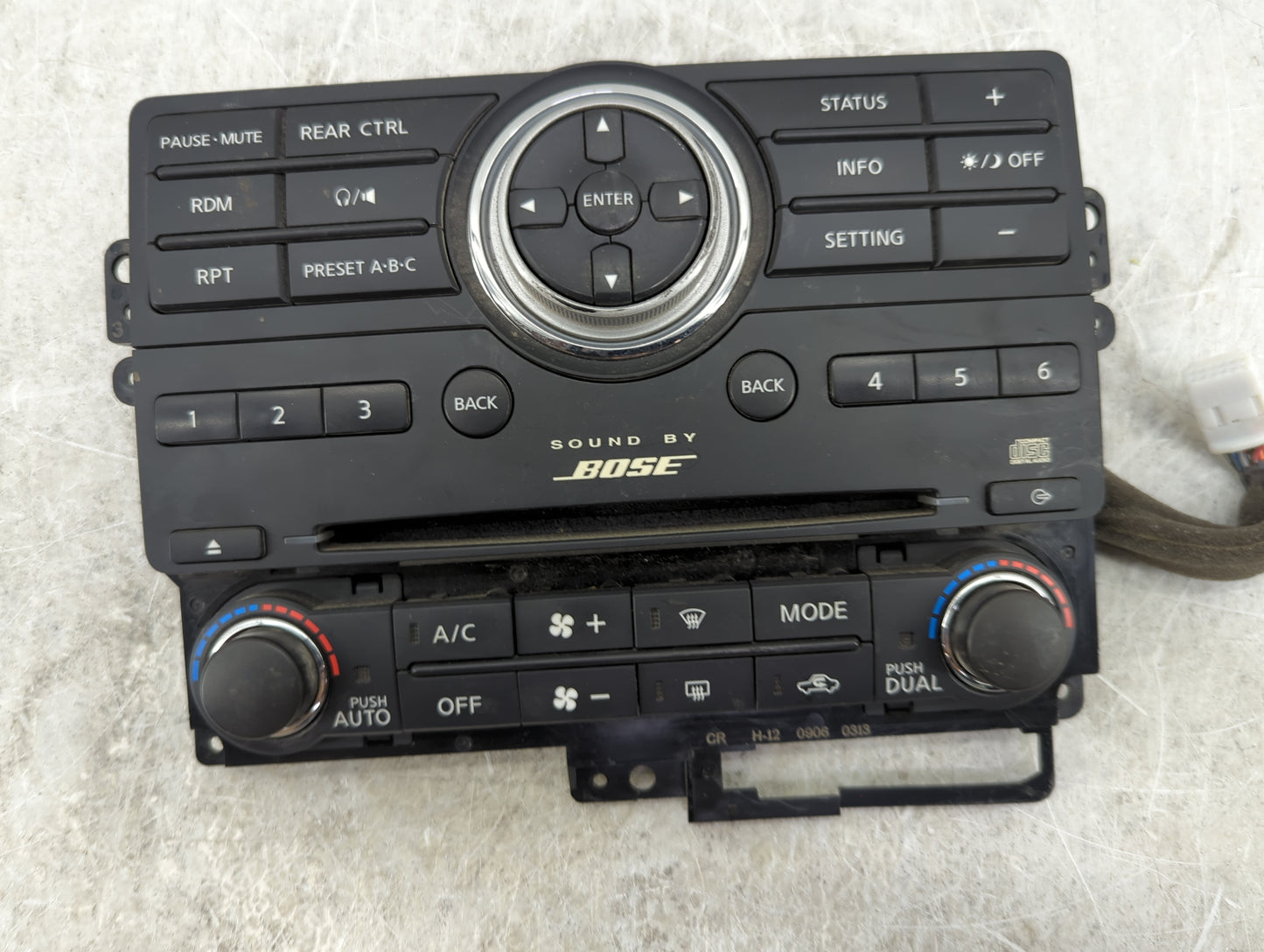 2009-2012 Nissan Pathfinder Climate Control Module Temperature AC/Heater Replacement P/N:28395 9GR0X Fits Fits 2009 2010 201