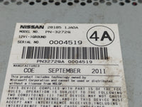 2012 Nissan Quest Radio AM FM Cd Player Receiver Replacement P/N:28185 1JA0A Fits OEM Used Auto Parts - Oemusedautoparts1.co