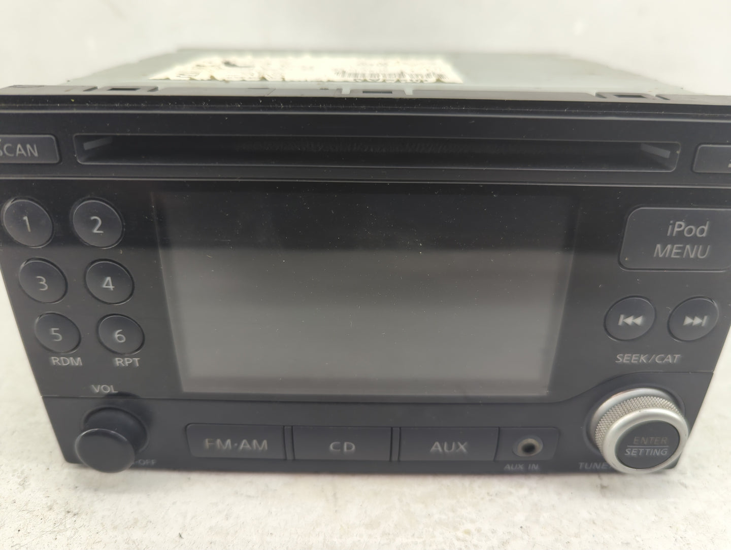 2011 Nissan Quest Radio AM FM Cd Player Receiver Replacement P/N:281851JA0B Fits OEM Used Auto Parts - Oemusedautoparts1.com