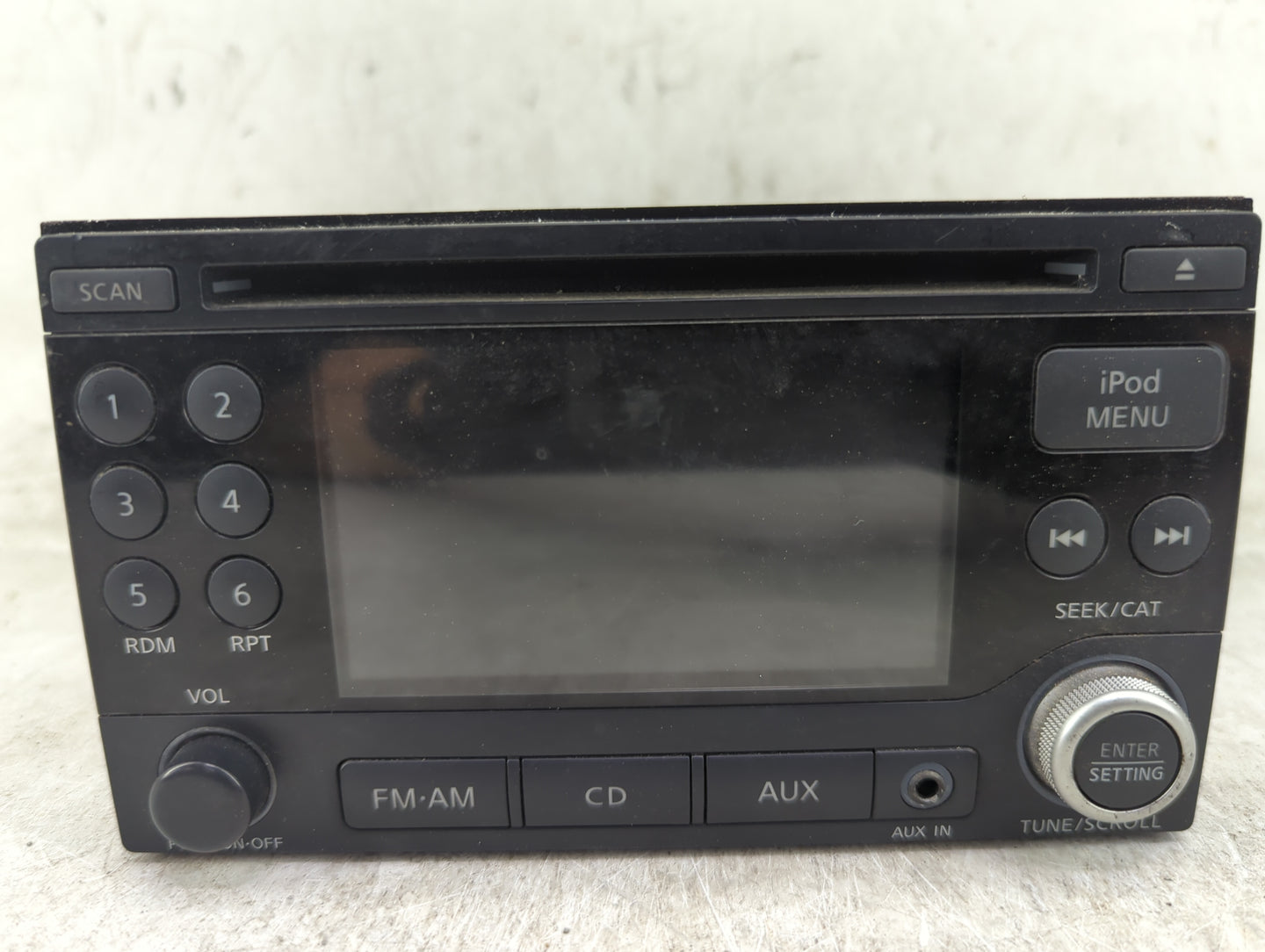 2011 Nissan Quest Radio AM FM Cd Player Receiver Replacement P/N:28185 1JA0B CQ-JN19604D Fits OEM Used Auto Parts - Oemuseda