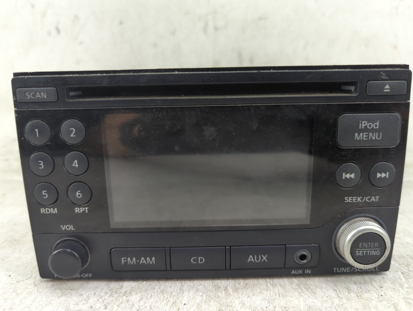 2011 Nissan Quest Radio AM FM Cd Player Receiver Replacement P/N:28185 1JA0B CQ-JN19604D Fits OEM Used Auto Parts - Oemuseda
