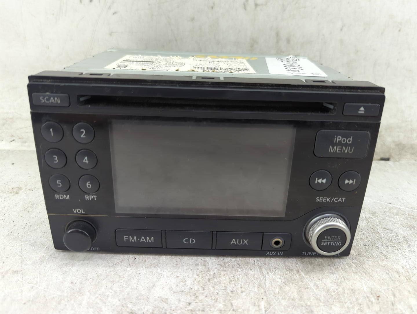 2011 Nissan Quest Radio AM FM Cd Player Receiver Replacement P/N:28185 1JA0 CQ-JN1904D Fits OEM Used Auto Parts - Oemusedaut