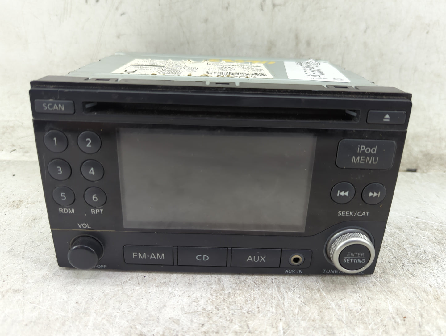 2011 Nissan Quest Radio AM FM Cd Player Receiver Replacement P/N:28185 1JA0 CQ-JN1904D Fits OEM Used Auto Parts - Oemusedaut