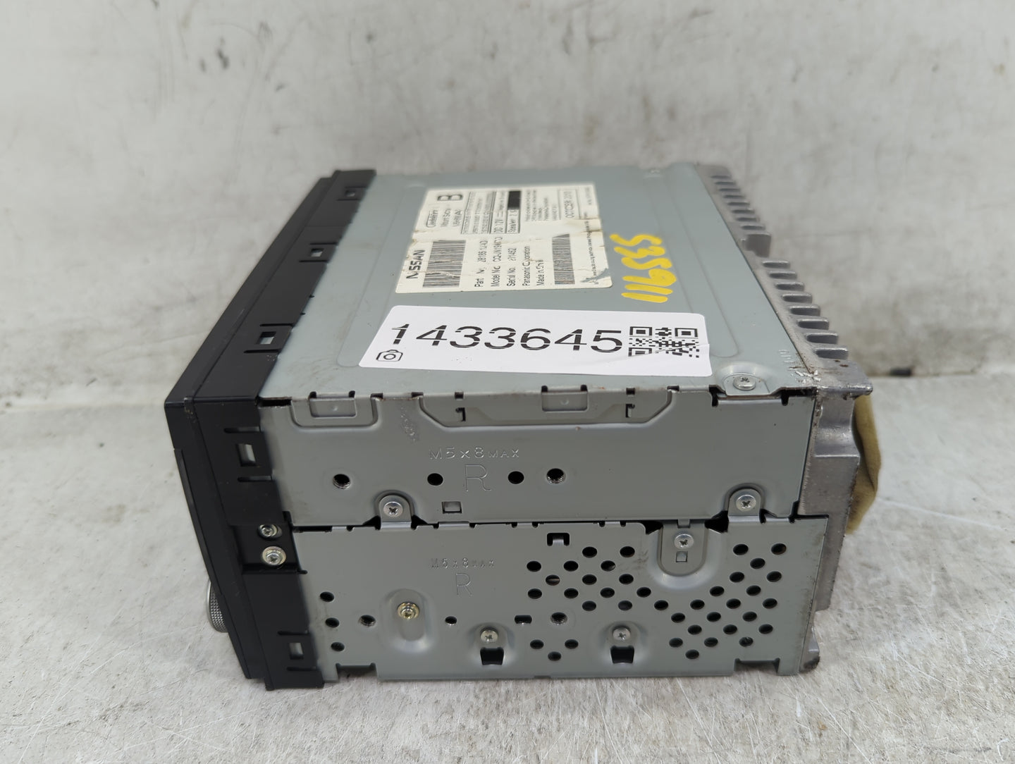2011 Nissan Quest Radio AM FM Cd Player Receiver Replacement P/N:28185 1JA0 CQ-JN1904D Fits OEM Used Auto Parts - Oemusedaut