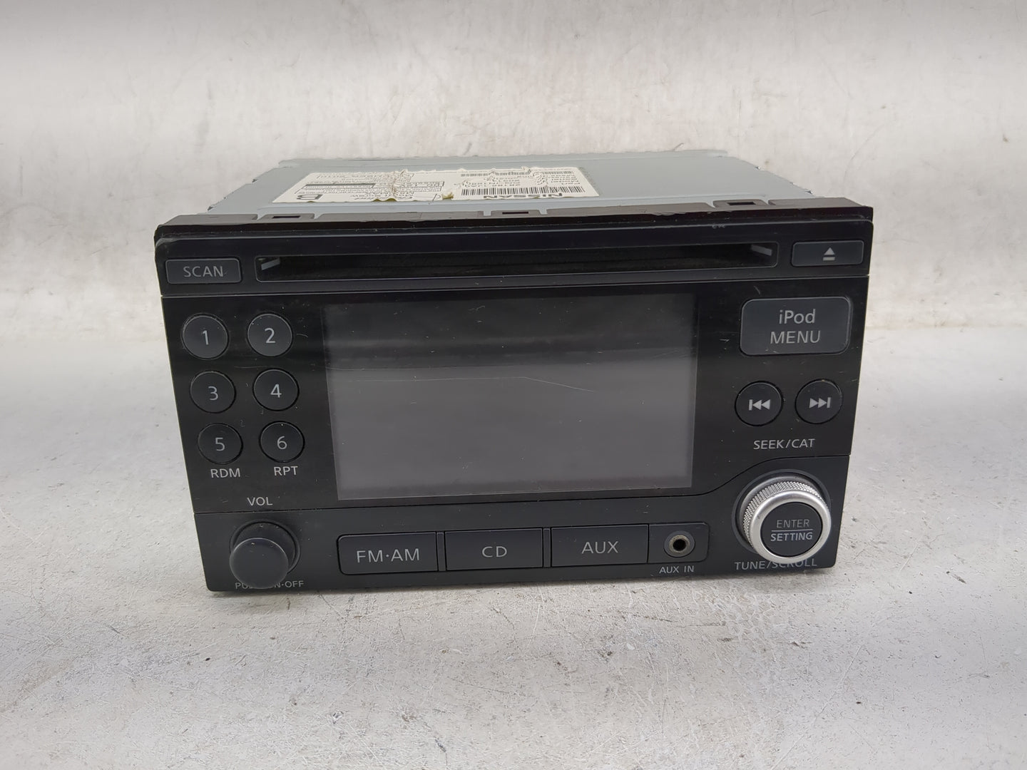 2011 Nissan Quest Radio AM FM Cd Player Receiver Replacement P/N:28185 1JA0 CQ-JN19604D Fits OEM Used Auto Parts - Oemusedau