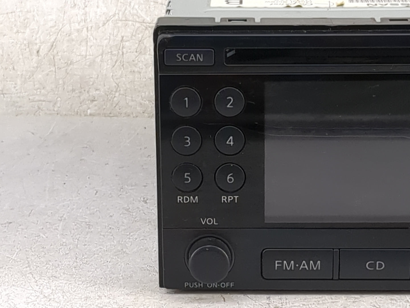 2011 Nissan Quest Radio AM FM Cd Player Receiver Replacement P/N:28185 1JA0 CQ-JN19604D Fits OEM Used Auto Parts - Oemusedau