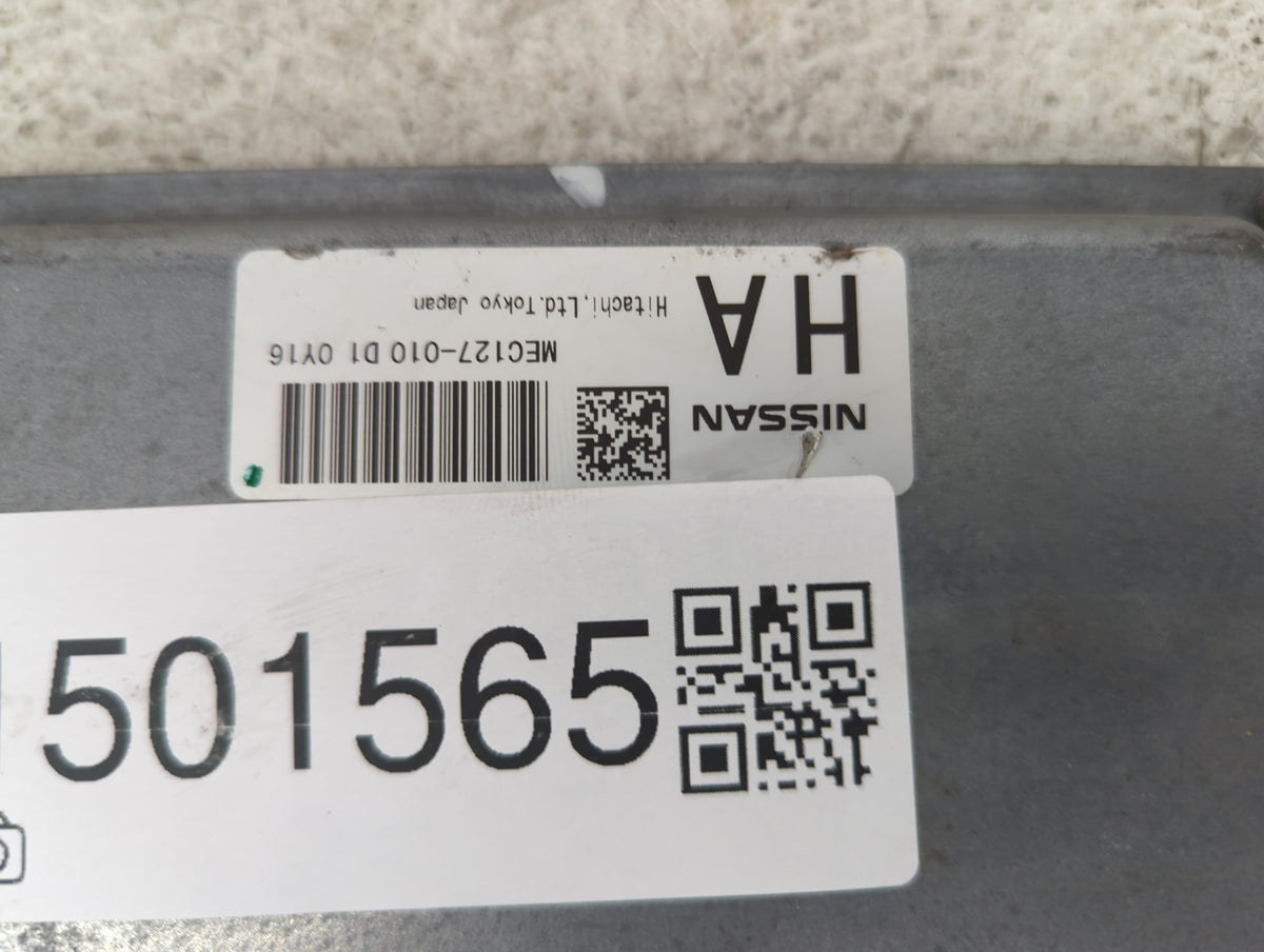 2011 Nissan Quest PCM Engine Control Computer ECU ECM PCU OEM P/N:MEC127-010 D1 Fits OEM Used Auto Parts - Oemusedautoparts1