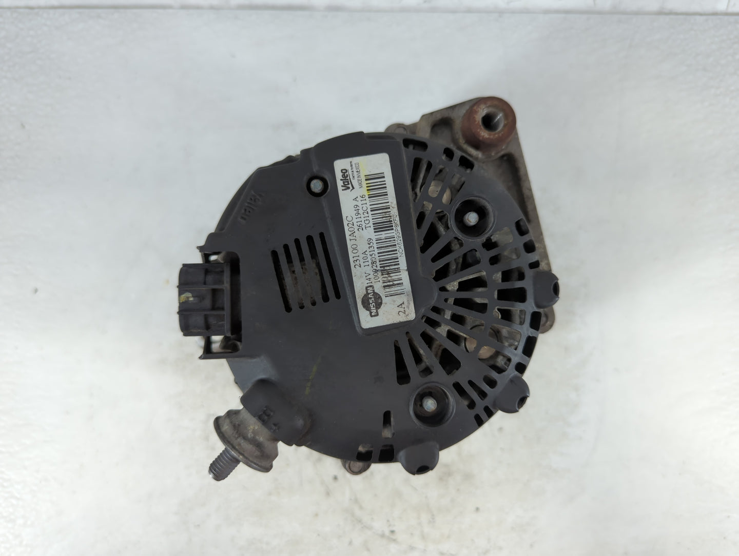 2011-2015 Nissan Rogue Alternator Replacement Generator Charging Assembly Engine OEM P/N:23100 JA02C Fits OEM Used Auto Part