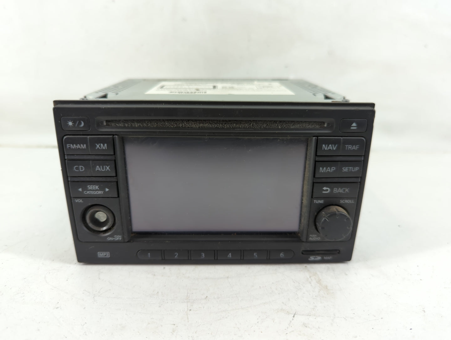 2011 Nissan Rogue Radio AM FM Cd Player Receiver Replacement P/N:25915ZT51D Fits OEM Used Auto Parts - Oemusedautoparts1.com