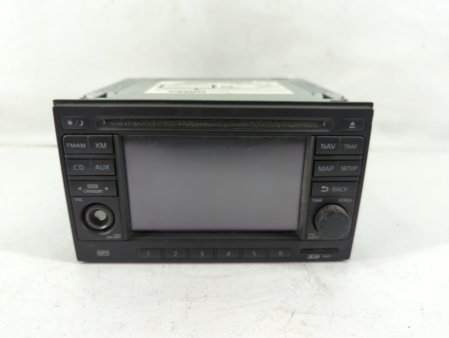 2011 Nissan Rogue Radio AM FM Cd Player Receiver Replacement P/N:25915ZT51D Fits OEM Used Auto Parts - Oemusedautoparts1.com