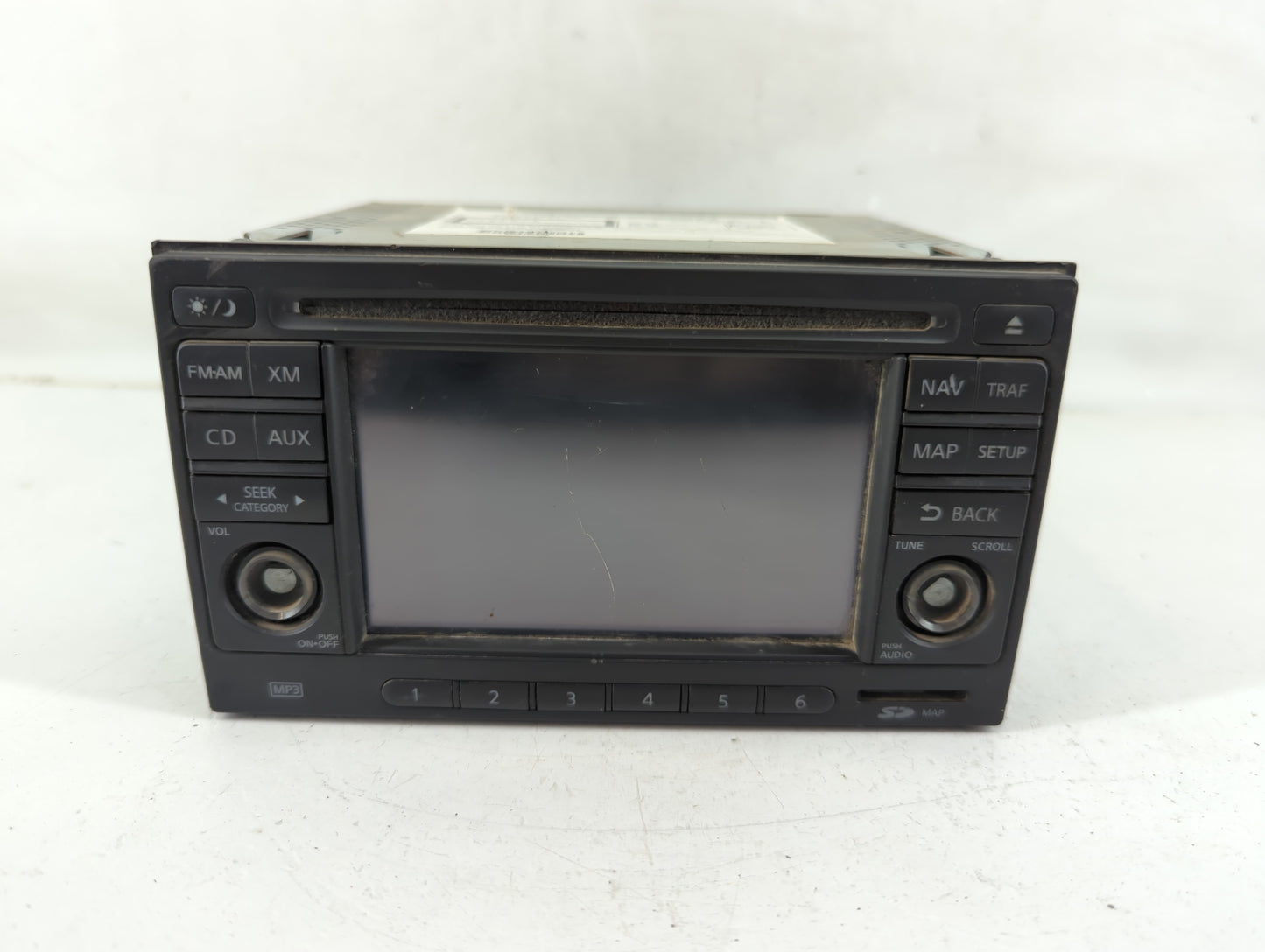 2011 Nissan Rogue Radio AM FM Cd Player Receiver Replacement P/N:25915ZT61D Fits OEM Used Auto Parts - Oemusedautoparts1.com