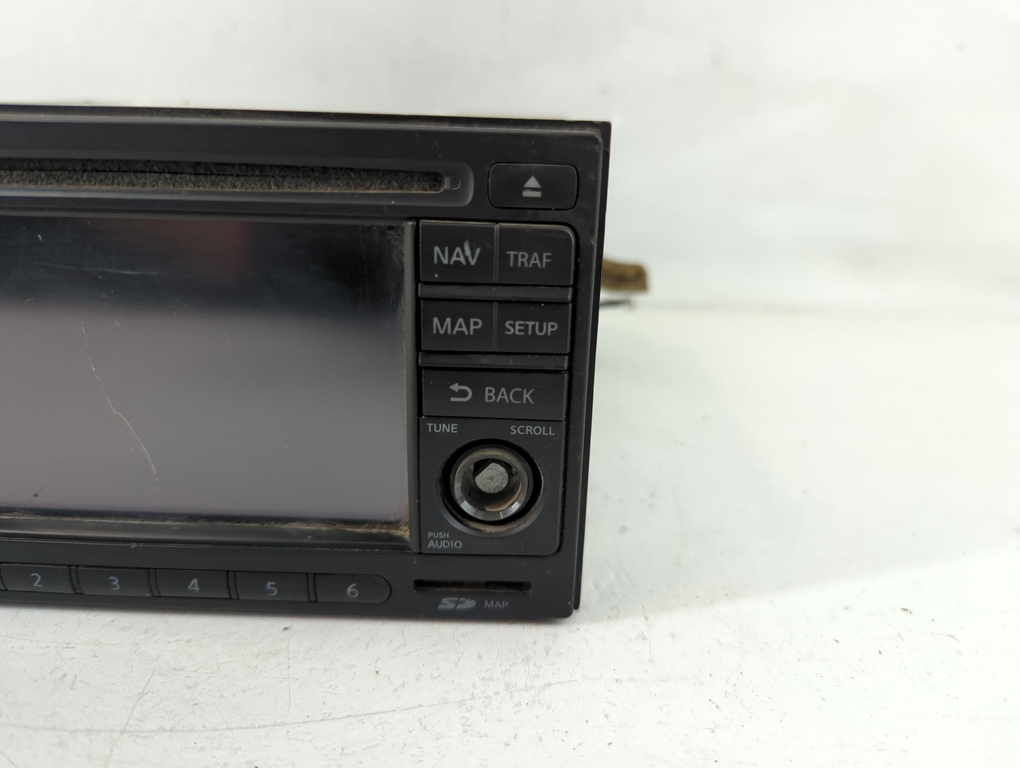 2011 Nissan Rogue Radio AM FM Cd Player Receiver Replacement P/N:25915ZT61D Fits OEM Used Auto Parts - Oemusedautoparts1.com