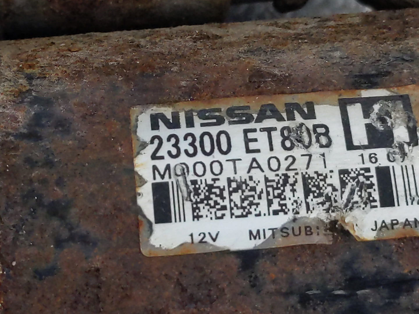 2008-2015 Nissan Rogue Car Starter Motor Solenoid OEM P/N:23300 ET80B Fits Fits 2008 2009 2010 2011 2012 2013 2014 2015 OEM 