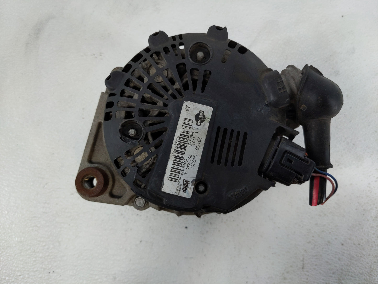 2011-2015 Nissan Rogue Alternator Replacement Generator Charging Assembly Engine OEM P/N:23100 JA02C Fits OEM Used Auto Part
