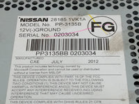 2011-2015 Nissan Rogue Radio AM FM Cd Player Receiver Replacement P/N:28185 1VK1A Fits Fits 2011 2012 2013 2014 2015 OEM Use