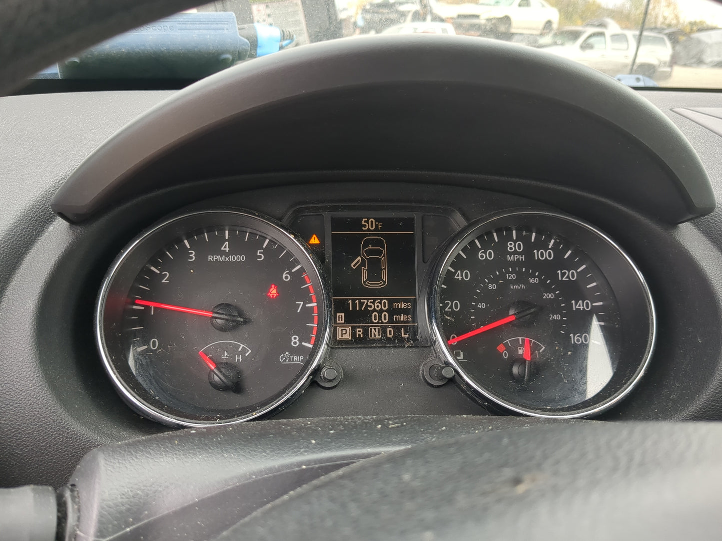 2011-2012 Nissan Rogue Instrument Cluster Speedometer Gauges Miles:118K Fits Fits 2011 2012 OEM Used Auto Parts - Oemusedaut
