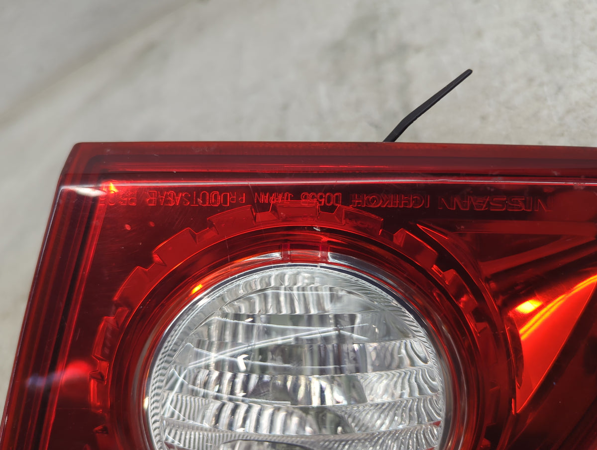 2009-2015 Nissan Rogue Driver Left Side Deck Lid Mounted Tail Light 1211695 - Oemusedautoparts1.com