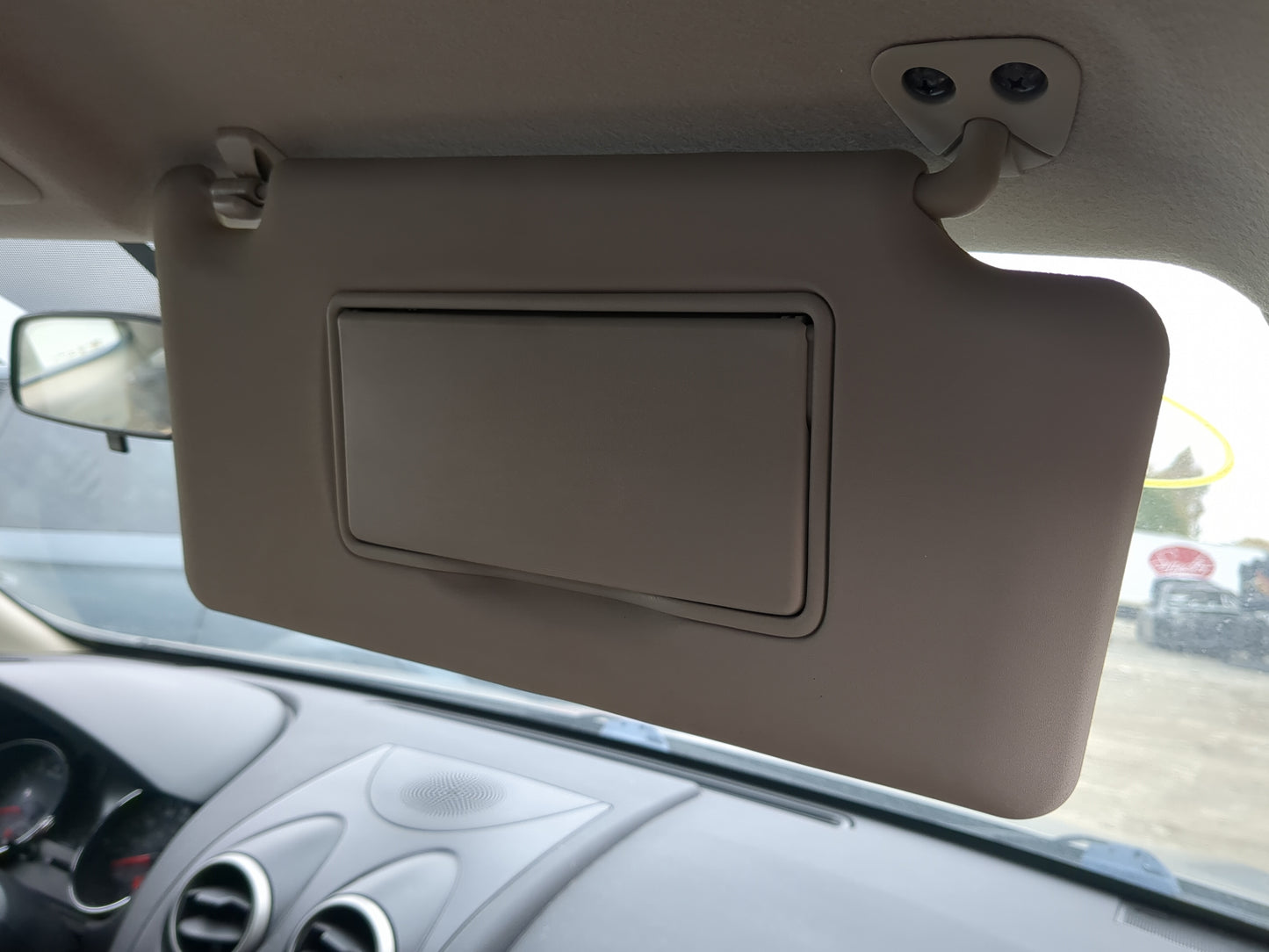 2008-2015 Nissan Rogue Sun Visor Shade Replacement Passenger Right Mirror Fits Fits 2008 2009 2010 2011 2012 2013 2014 2015 