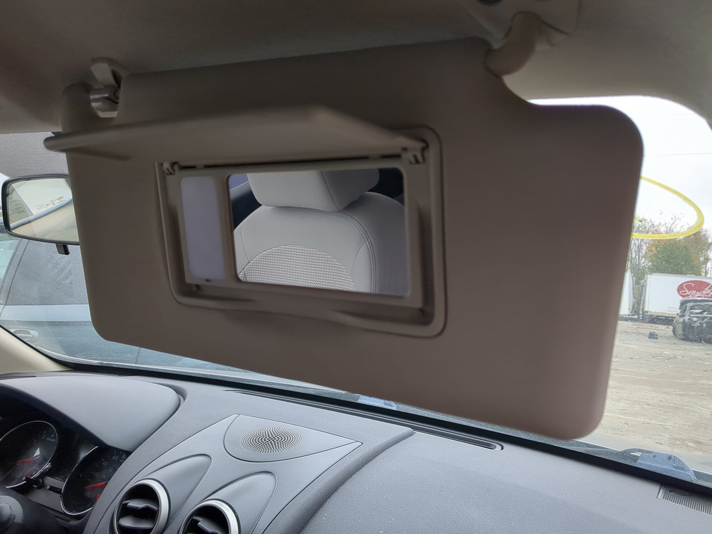 2008-2015 Nissan Rogue Sun Visor Shade Replacement Passenger Right Mirror Fits Fits 2008 2009 2010 2011 2012 2013 2014 2015 