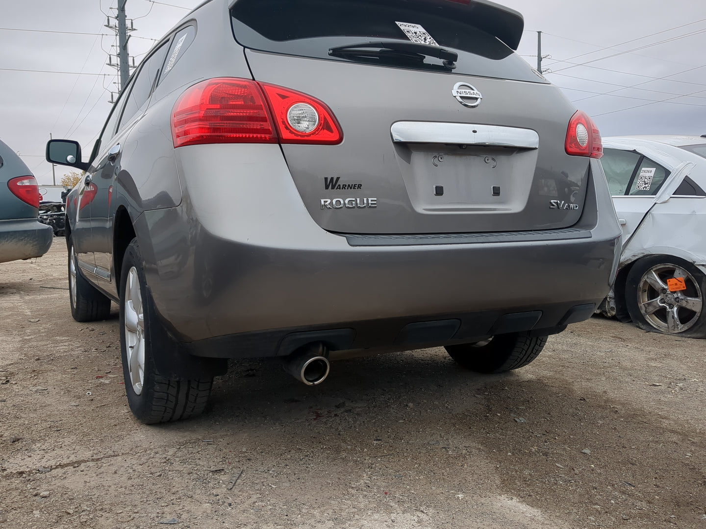 2008-2015 Nissan Rogue Rear Bumper Assembly Oem - Oemusedautoparts1.com