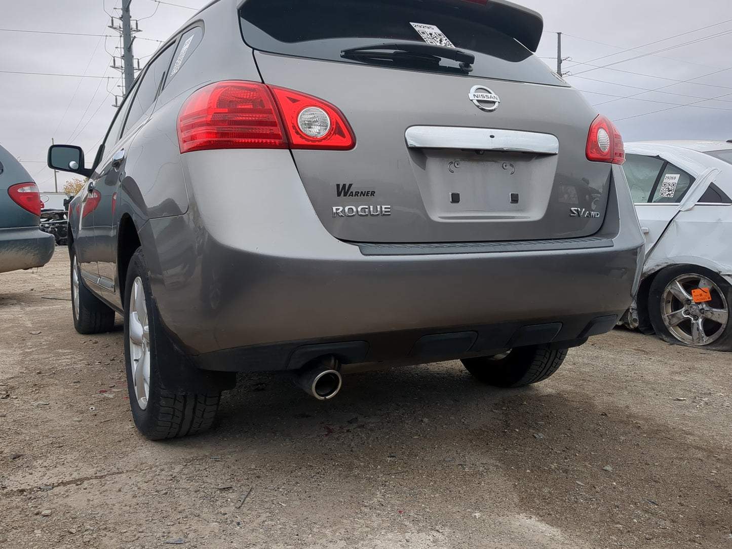 2008-2015 Nissan Rogue Rear Bumper Assembly Oem - Oemusedautoparts1.com