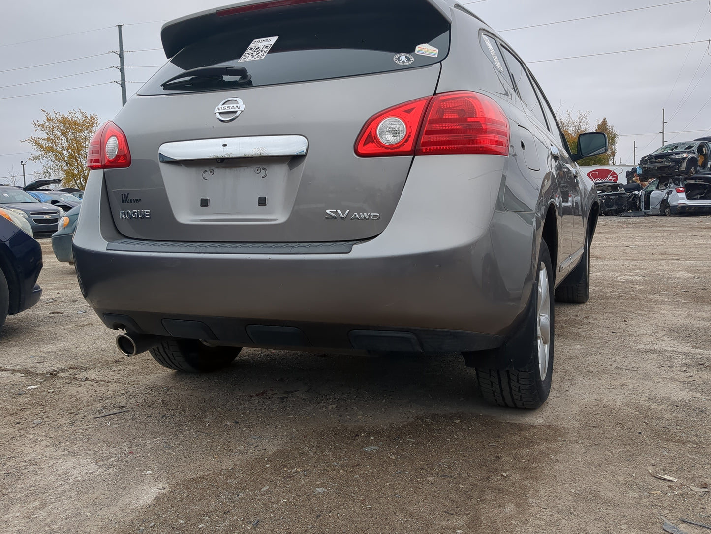 2008-2015 Nissan Rogue Rear Bumper Assembly Oem - Oemusedautoparts1.com