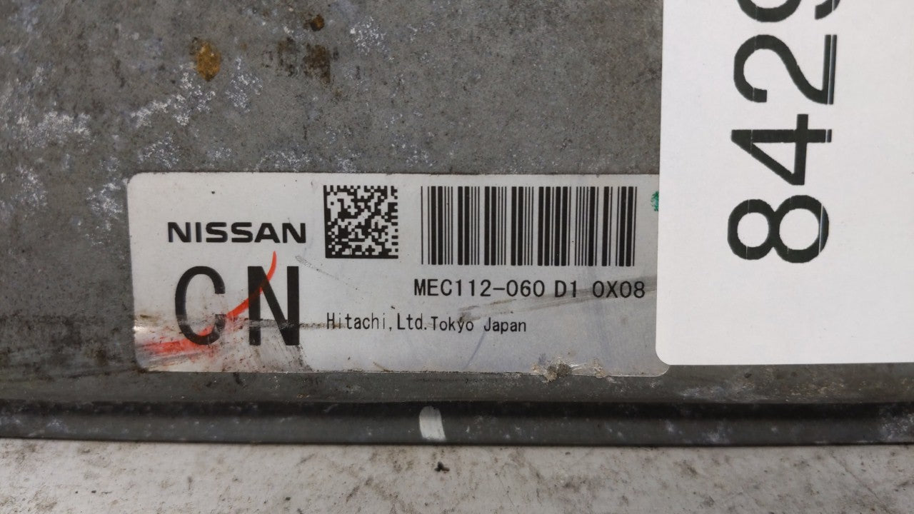 2011 Nissan Rogue PCM Engine Control Computer ECU ECM PCU OEM P/N:MEC112-061 A1 MEC112-060 D1 Fits OEM Used Auto Parts - Oem