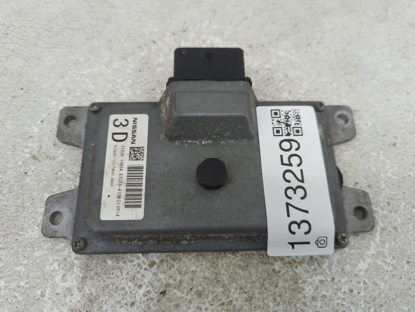 2011 Nissan Rogue PCM Engine Control Computer ECU ECM PCU OEM P/N:310361VK6A Fits OEM Used Auto Parts - Oemusedautoparts1.co