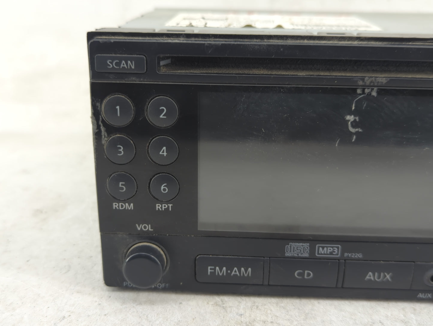 2011-2012 Nissan Rogue Radio AM FM Cd Player Receiver Replacement P/N:28185 1VK0A Fits Fits 2011 2012 OEM Used Auto Parts - 