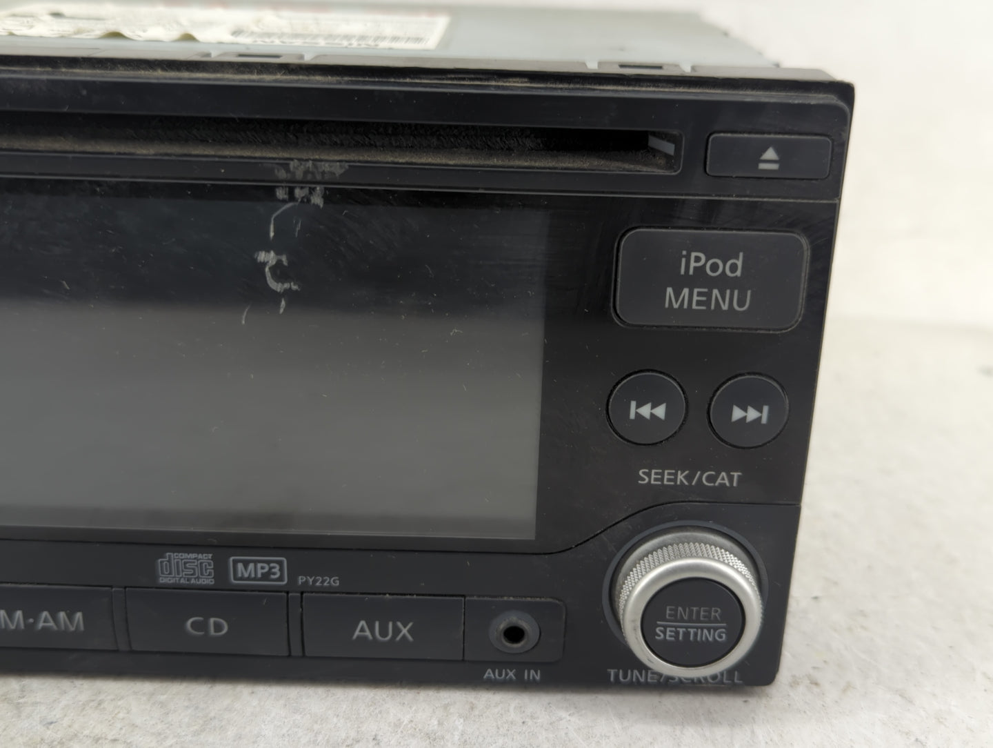 2011-2012 Nissan Rogue Radio AM FM Cd Player Receiver Replacement P/N:28185 1VK0A Fits Fits 2011 2012 OEM Used Auto Parts - 