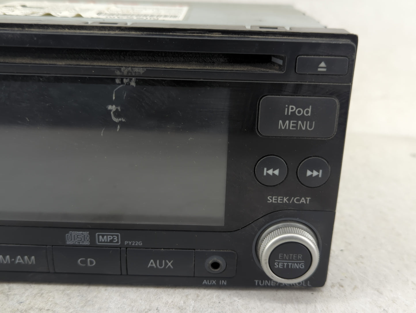 2011-2012 Nissan Rogue Radio AM FM Cd Player Receiver Replacement P/N:28185 1VK0A Fits Fits 2011 2012 OEM Used Auto Parts - 